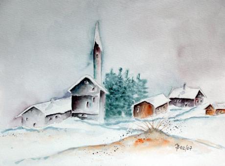 Dorf im Schnee (2007) - Isabel Bär