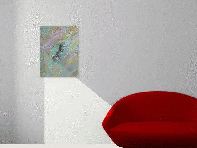 Stony Circle - Yvonne Schmied (Room setting (c)fotolia.de, (c)artfolio.de)