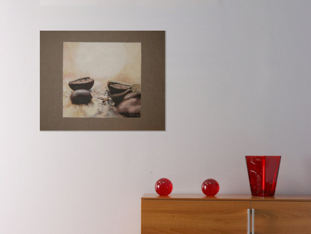 Coffee - dunjate Kunst in Acryl (Room setting (c)fotolia.de, (c)artfolio.de)