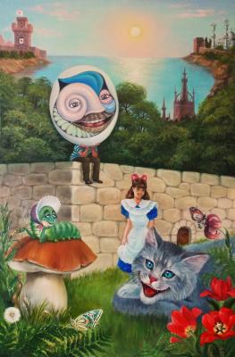 Alice in Wunderland - Svetlana Schneider (Raumsituation (c)fotolia.de, (c)artfolio.de)