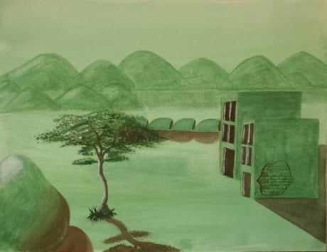 Zeitwandel in der Wüste grün 3 - Renate Özgönül - Array auf Array - Array - Array Zeitwandel in der Wüste grün 3 - Renate Özgönül - Array auf Array - Array - Array