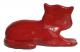Art object - Rote Katze - keramik
