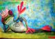 Art object - ---cooler Frosch