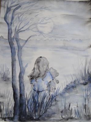 Mädchen im Mondschein - Helen Lang - Array auf Array - Array - Mädchen im Mondschein - Helen Lang - Array auf Array - Array -