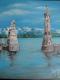 Kunstwerk - Hafeneinfahrt von Lindau