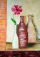 Kunstwerk - Vasen mit HibiscusblÃ¼te