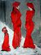 Kunstwerk - ---Damen mit rotem Hund