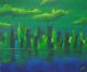 Art object - Green Skyline
