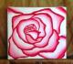 Art object - RoseÂ´  Rosenbild in 3D (rot-weiÃ)