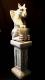 Art object - Sitzende Drache mit Schild