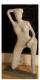 Art object - Knieende, Holz, behandelt