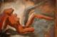 Art object - Die Dreibeinige, Acryl, Mischtechnik