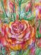 Art object - Rot-Gelbe Rose