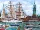 Art object - Hamburger Hafen