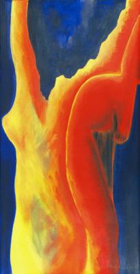 Figuren, rotgelb (1999) - Monika Knaack - Array auf Array - Array - Figuren, rotgelb (1999) - Monika Knaack - Array auf Array - Array -