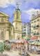 Marktplatz in Nizza (1998) -Ronald Kötteritzsch- - Ronald Kötteritzsch - Aquarell auf Papier - Sonstiges - Marktplatz in Nizza (1998) -Ronald Kötteritzsch- - Ronald Kötteritzsch - Aquarell auf Papier - Sonstiges -