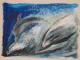 Delphin-Orca-Welle (2002) Helmut Herzog - Helmut Herzog - Acrylic auf Canvas - Other-WildAnimals - 