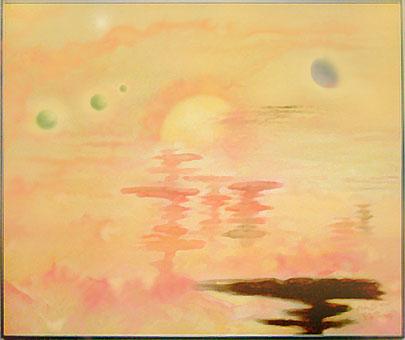 Utopie (mit grünen Monden) (2002) - Astrid Stolberg - auf Array - Array - Utopie (mit grünen Monden) (2002) - Astrid Stolberg - auf Array - Array -