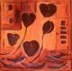 HEARTS 4 - Gabriele Pfeiffer - Acryl auf Leinwand - Abstrakt - HEARTS 4 - Gabriele Pfeiffer - Acryl auf Leinwand - Abstrakt -