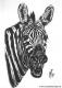 Kunstwerk - Lachendes Zebra (1997) Janette Herlinger