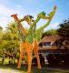 Art object - Giraffe Monika  (2003)   Friedensgart Sprudelquell