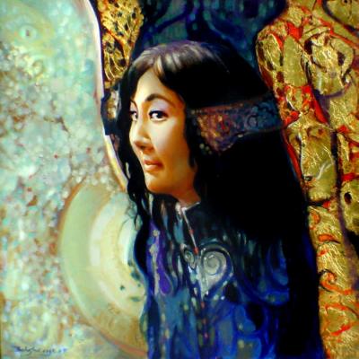 Chi Chan Kirschblüte. Portrait - di Bolgherese - auf Array - Array - Chi Chan Kirschblüte. Portrait - di Bolgherese - auf Array - Array -