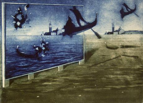 Venedig - Gondeln (1987) - Manfred Manfred Hönig - auf - Array - Venedig - Gondeln (1987) - Manfred Manfred Hönig - auf - Array -