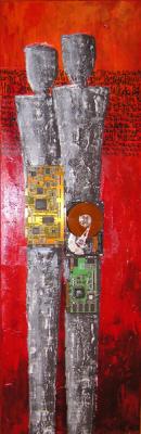 Mensch schon Technik?-Technik schon Mensch? (2006) - Ines Kollar - Array auf Array - Array - Mensch schon Technik?-Technik schon Mensch? (2006) - Ines Kollar - Array auf Array - Array -