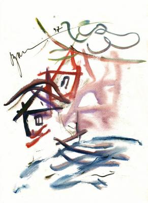 Das Wasser und die Häuschen - D.Wilms - auf Array - Array - Das Wasser und die Häuschen - D.Wilms - auf Array - Array -