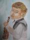 Art object - Mann mit Geige