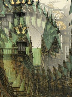 Bremer Rathaus und Dom - Wolfgang Bergter - Array auf Array - Array - Bremer Rathaus und Dom - Wolfgang Bergter - Array auf Array - Array -