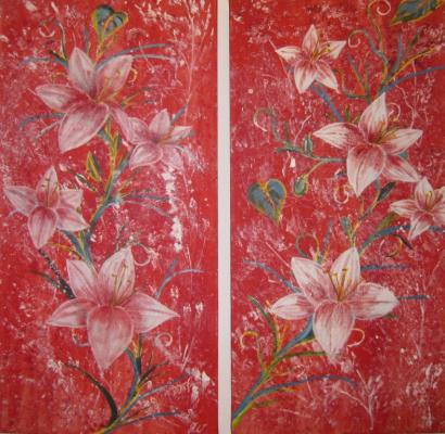 Lilien 2-teilig - Jana Osti - Array auf Array - Array - Array Lilien 2-teilig - Jana Osti - Array auf Array - Array - Array