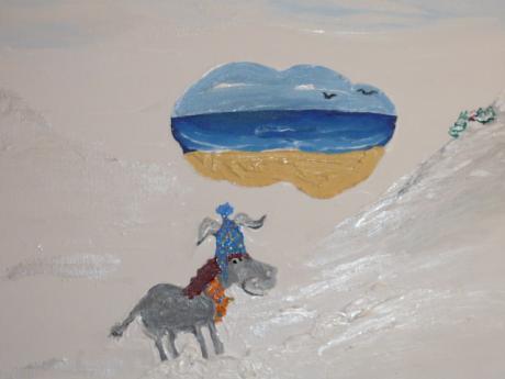 Zottel träumt vom Süden... - Yvonne Schmied - Array auf Array - Array - Array Zottel träumt vom Süden... - Yvonne Schmied - Array auf Array - Array - Array