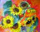 Kunstwerk - Sonnenblumen