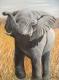 Kunstwerk - Junger Elefant