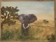 Kunstwerk - -Afrika-Elefant-