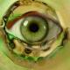 Art object - green eye