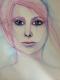 Rosa - Aleks Wagner - Aquarell auf Papier - Frauen-Gesichter - Rosa - Aleks Wagner - Aquarell auf Papier - Frauen-Gesichter -