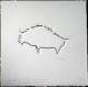 Art object - Bison Holzschnitt