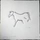 Art object - Caballo   Holzschnitt