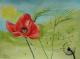 Kunstwerk - Mohn mit Ãhren