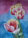 Kunstwerk - TrÃ¤umende Tulpen