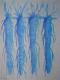 Art object - blue carrots I