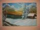 Art object - Winter im Gebirge