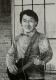 Kunstwerk - Jackie Chan mit Gitarre