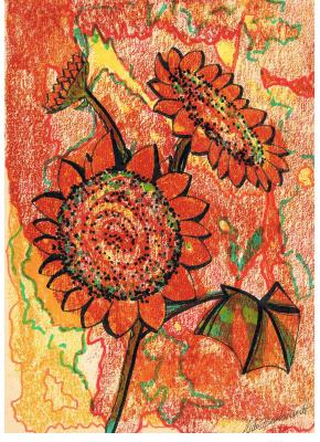 Sonnenblumen - Udo Lutz Burkhardt - auf - - Sonnenblumen - Udo Lutz Burkhardt - auf - -