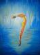 Art object - Flamme im Wind