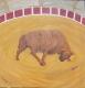 Art object - Stier in Arena