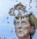 Kunstwerk - Angela Merkels Exploding Head