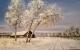 Art object - Winter auf der Strasse